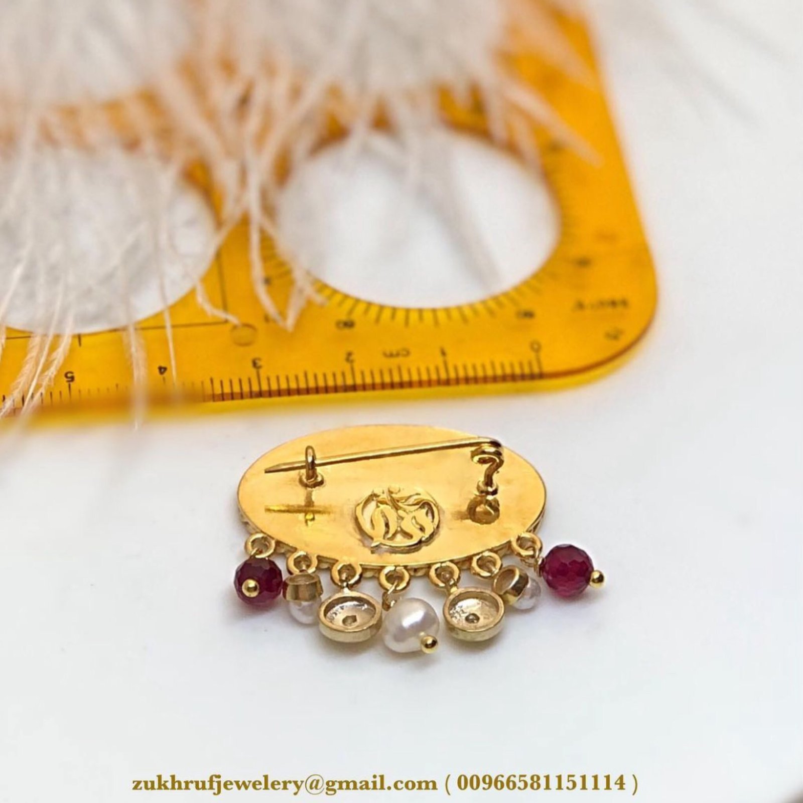 بروش مواليد بالإسم Customized Brooch - صورة 3