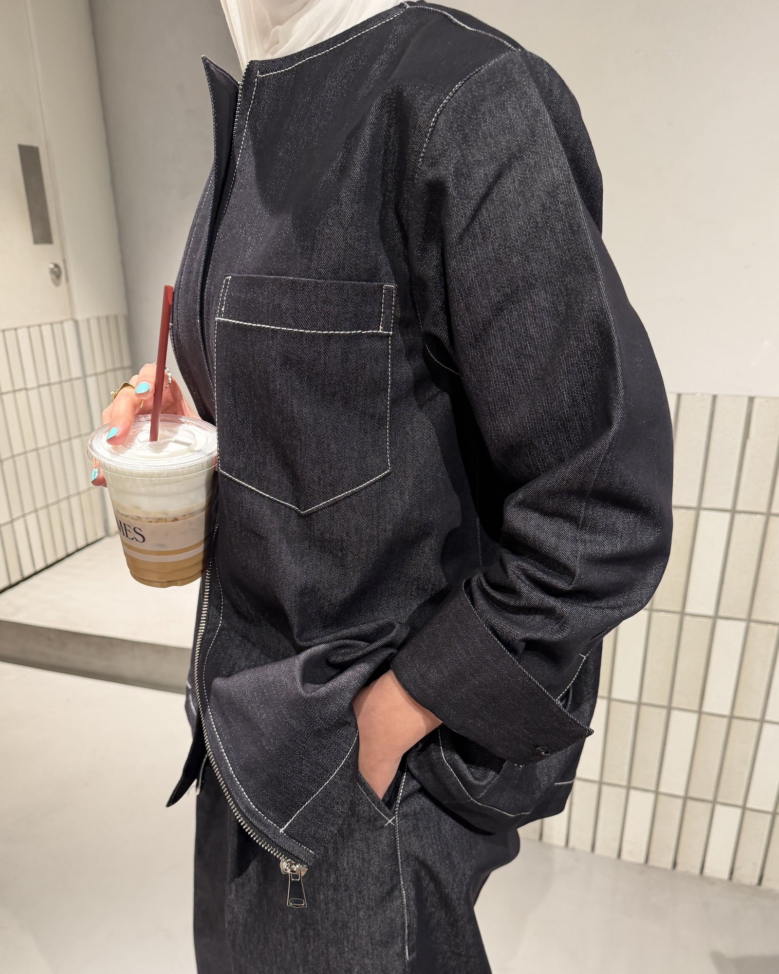 Black Musha Jeans Set - صورة 5