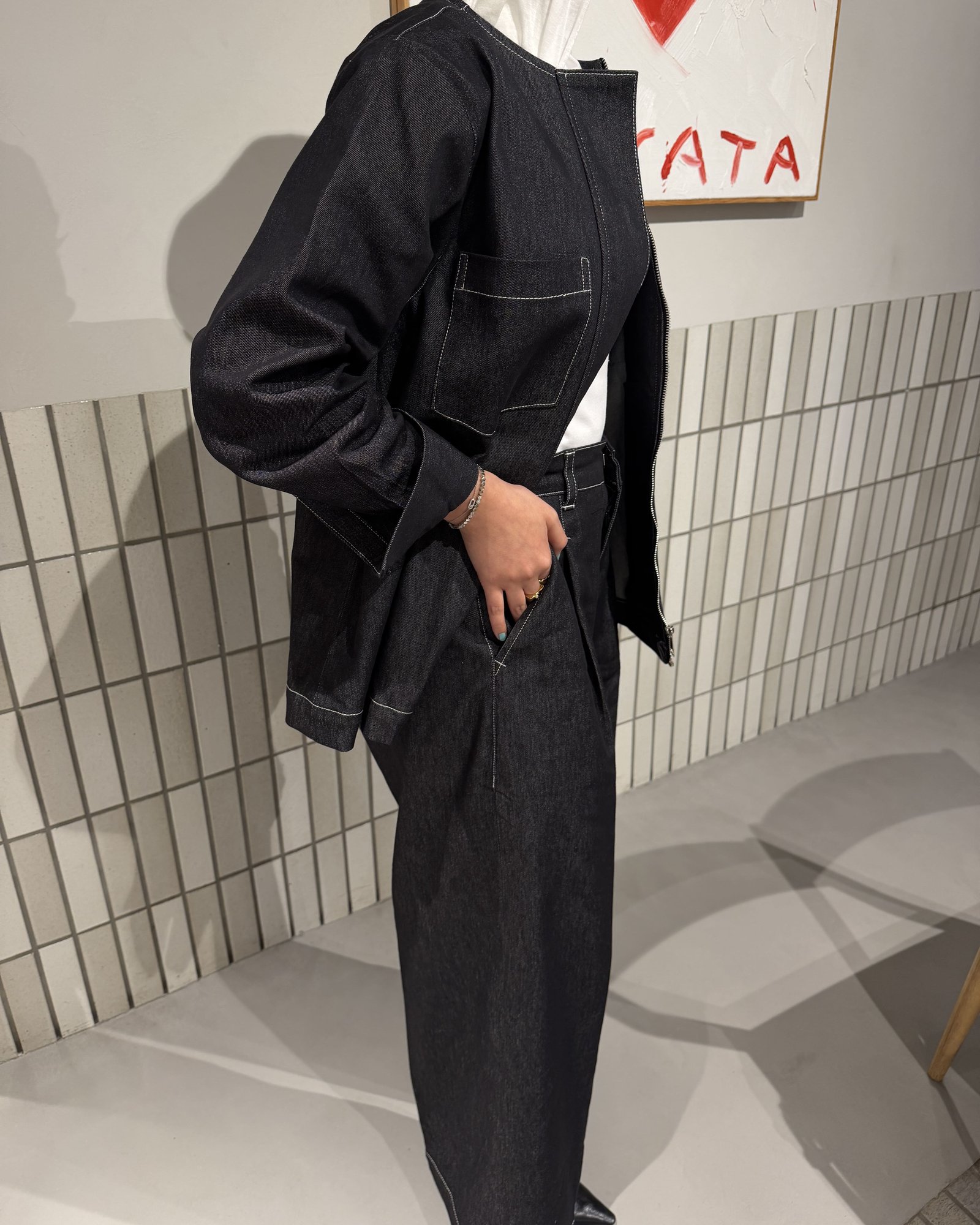 Black Musha Jeans Set - صورة 6