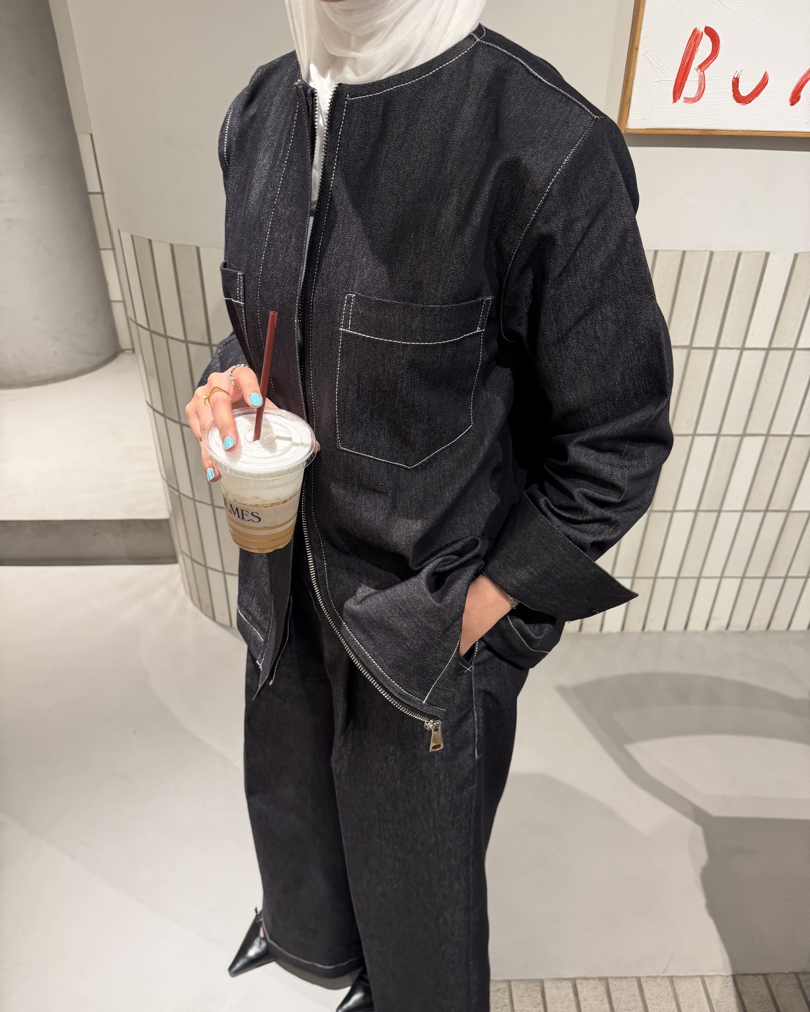 Black Musha Jeans Set - صورة 1