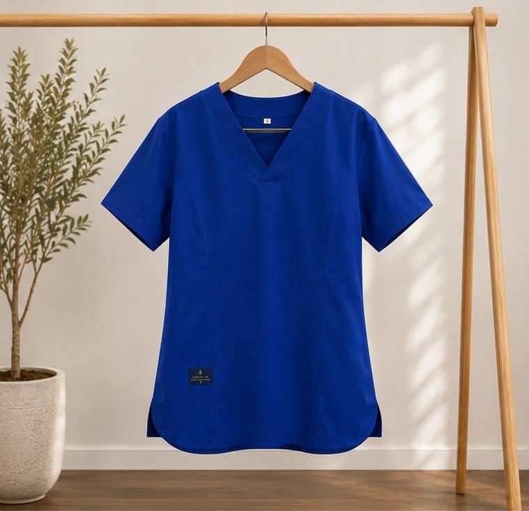 Yale blue scrub (health holding) - Image 2