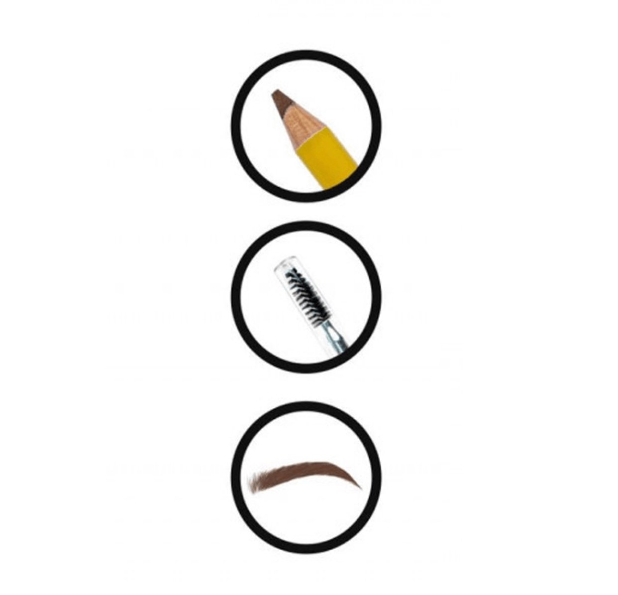 قلم حواجب من جوكي - بني متوسط - Image 2