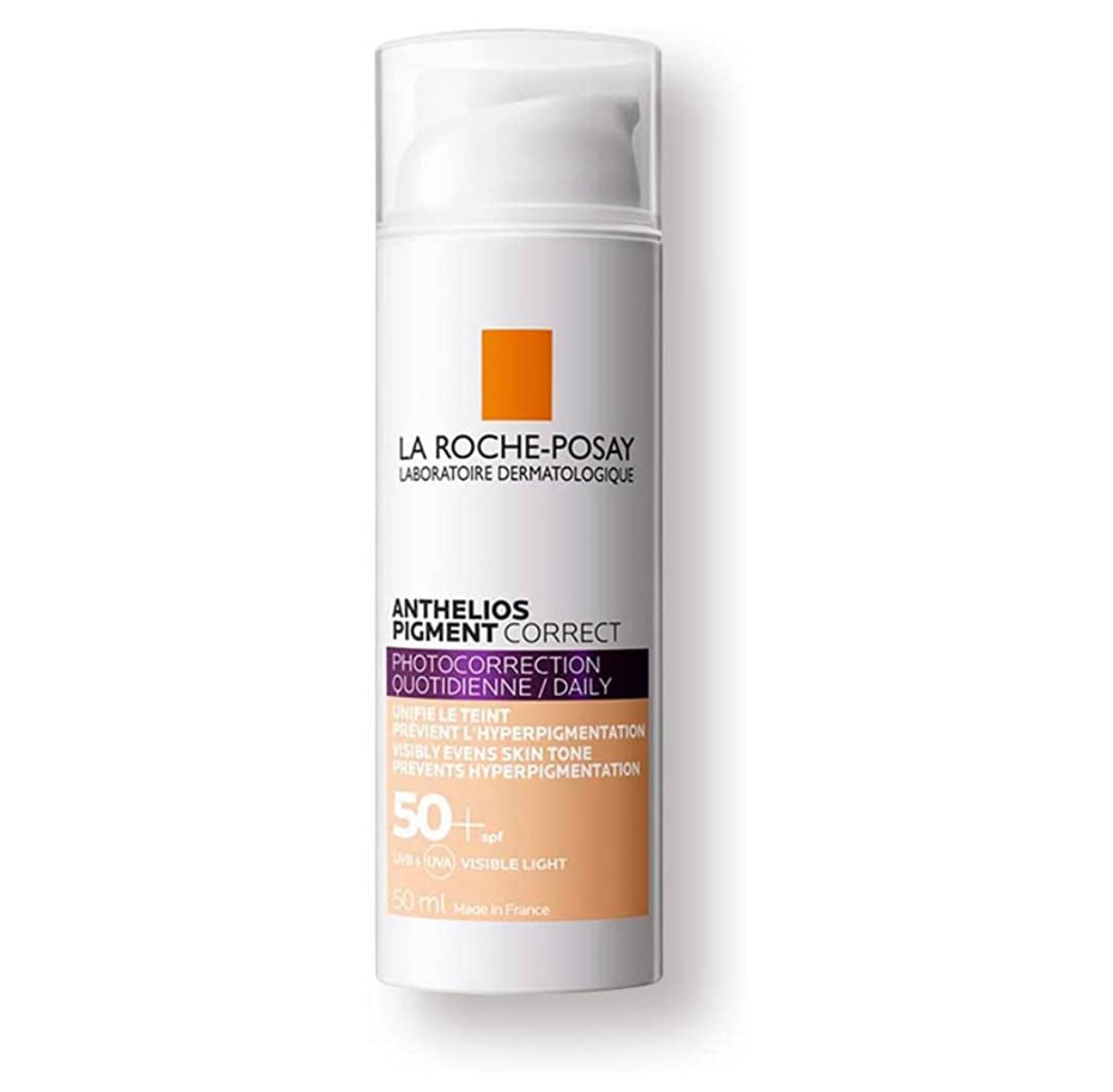 واقي شمس ملون ومصحح SPF50 من لاروش بوزيه - Image 1