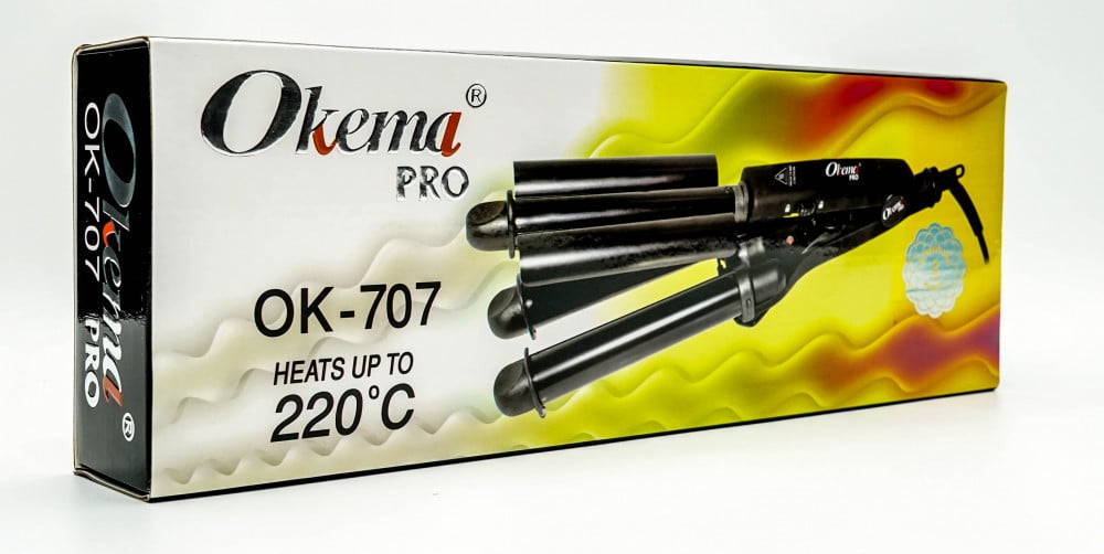 مكواه و فير شعر من اوكيما 3*1 OK-707 - Image 6
