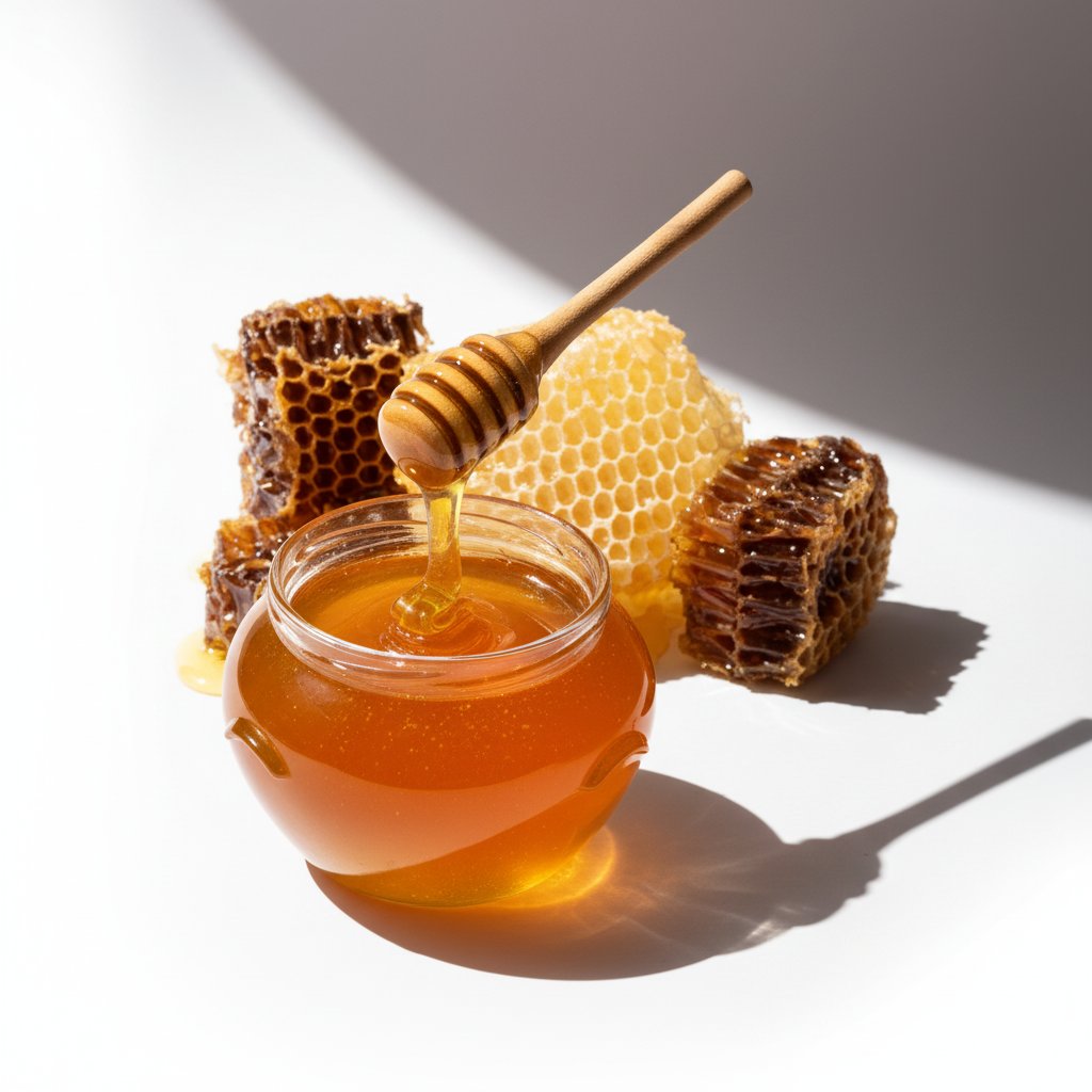 عسل سعودي طبيعي مع أقراص العسل - Image 1