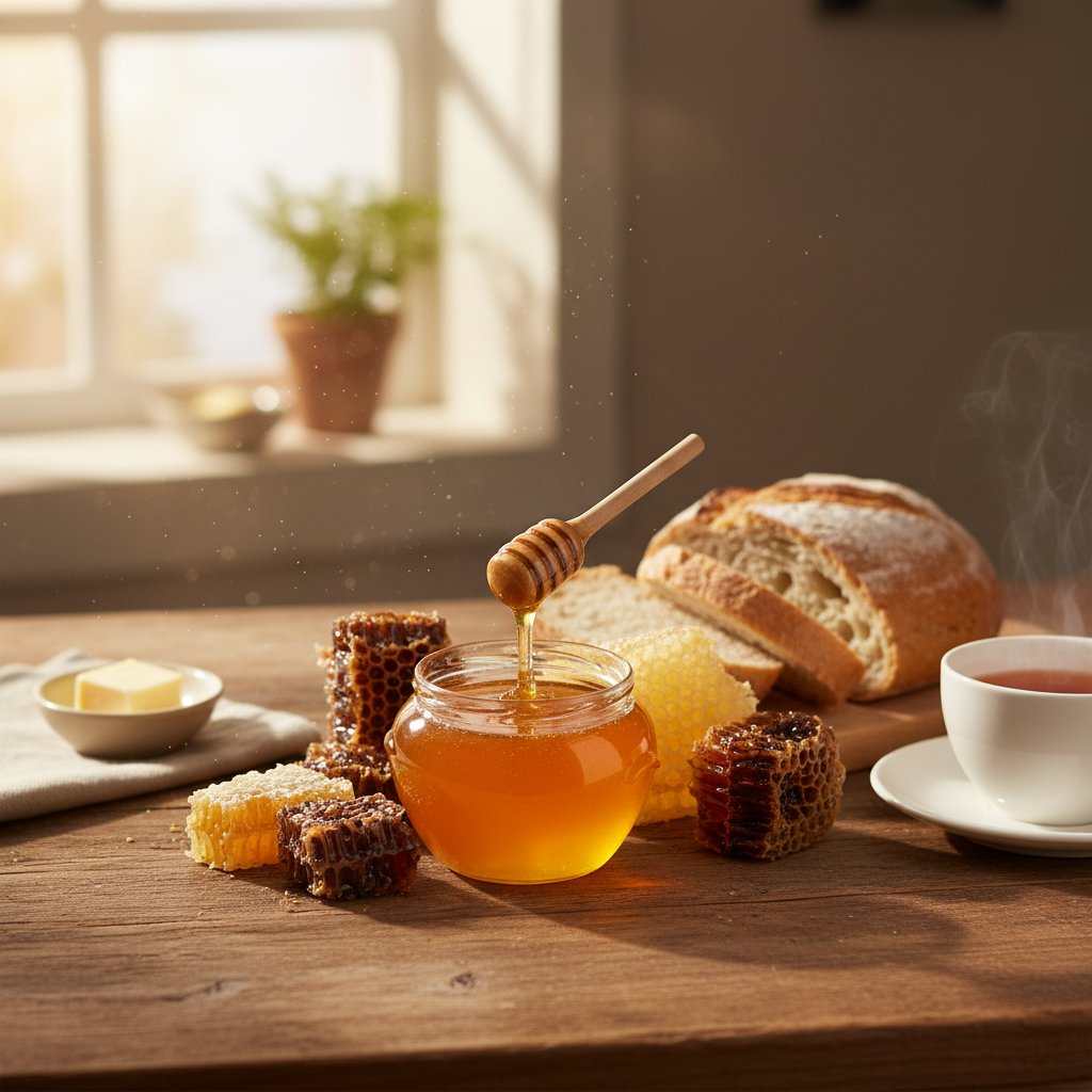 Natural Honey with Honeycomb - Image 2