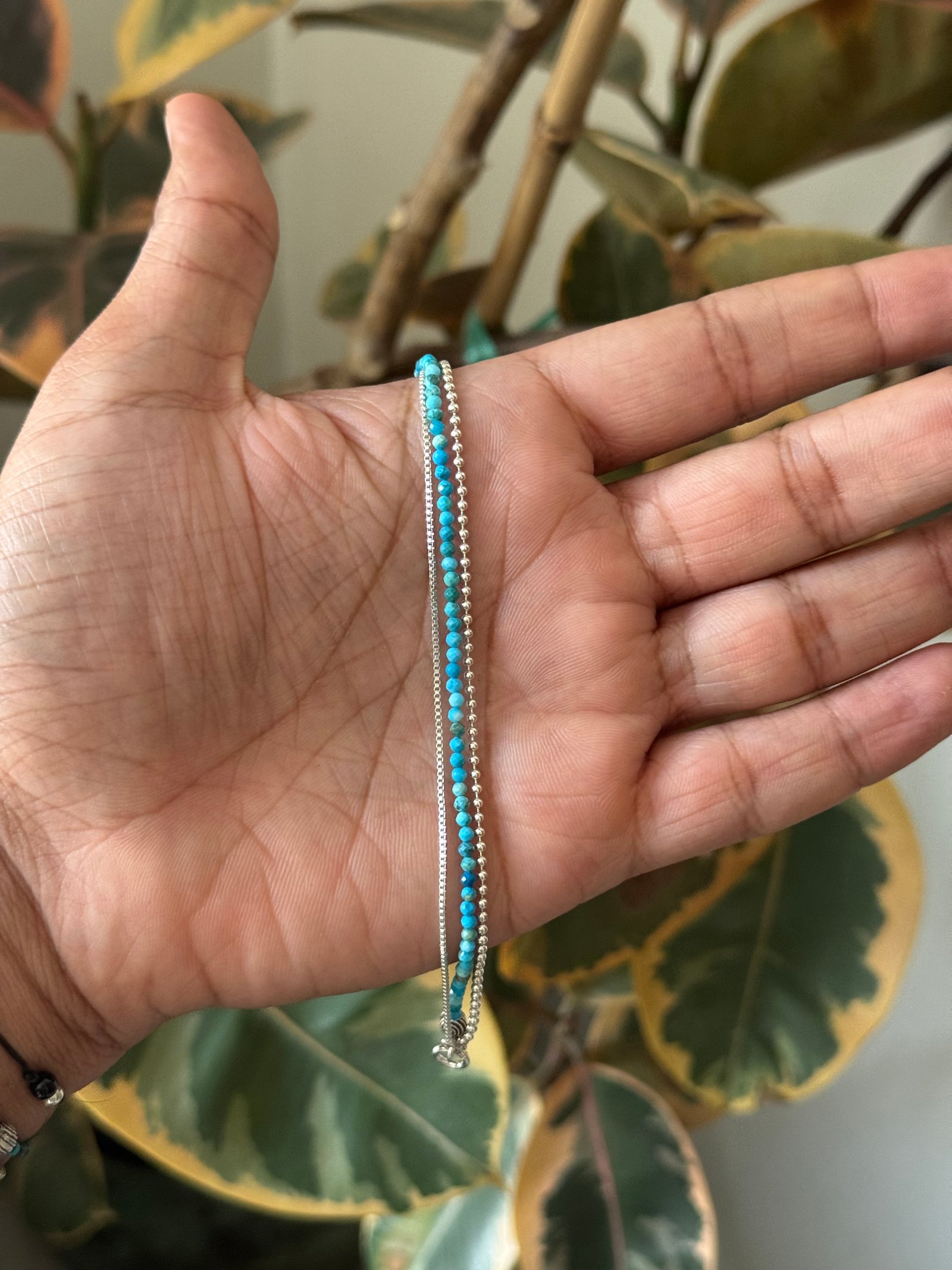 Triple Tiny light Turquoise  - Image 1