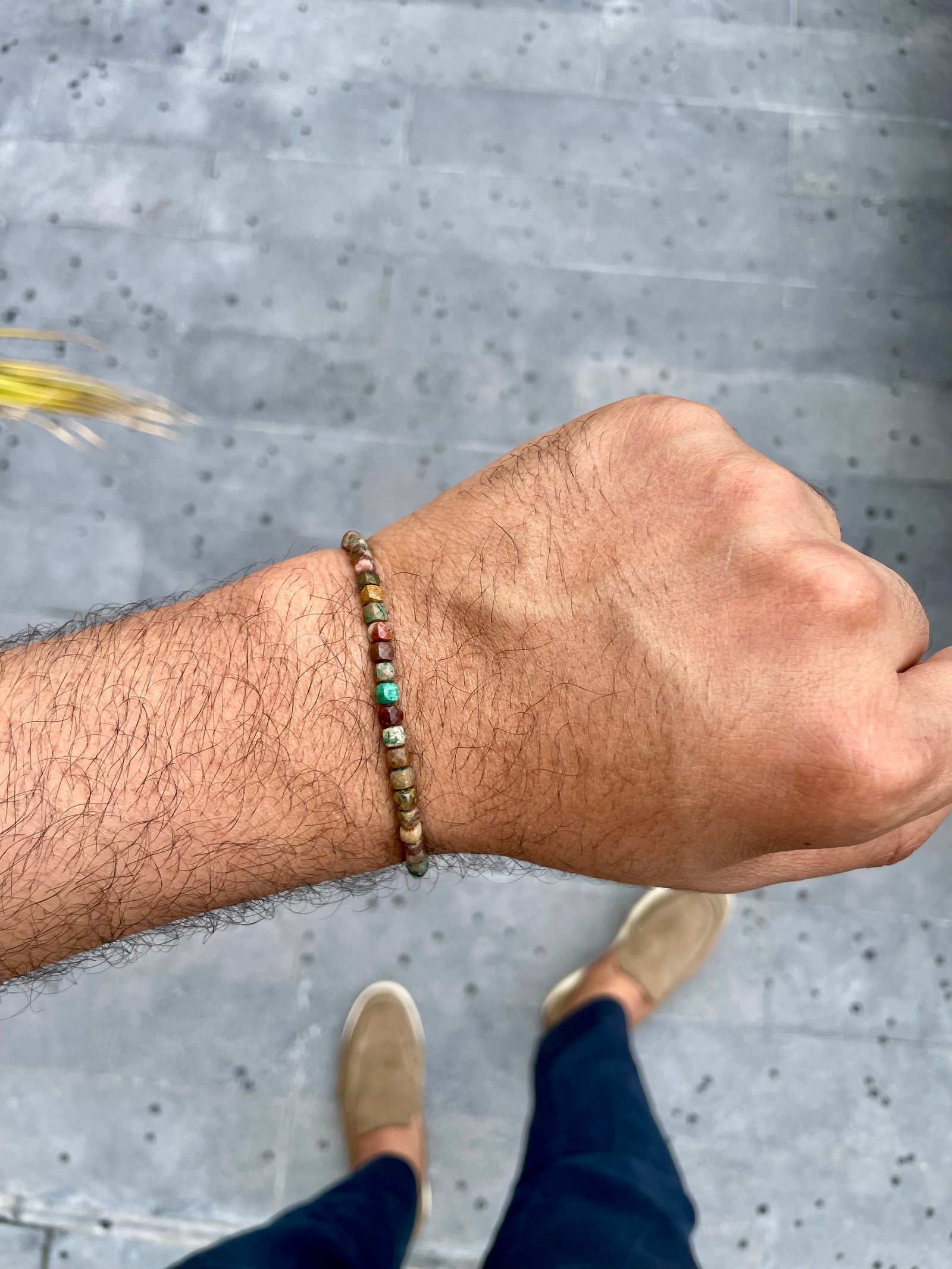Jasper stone Bracelet - صورة 1