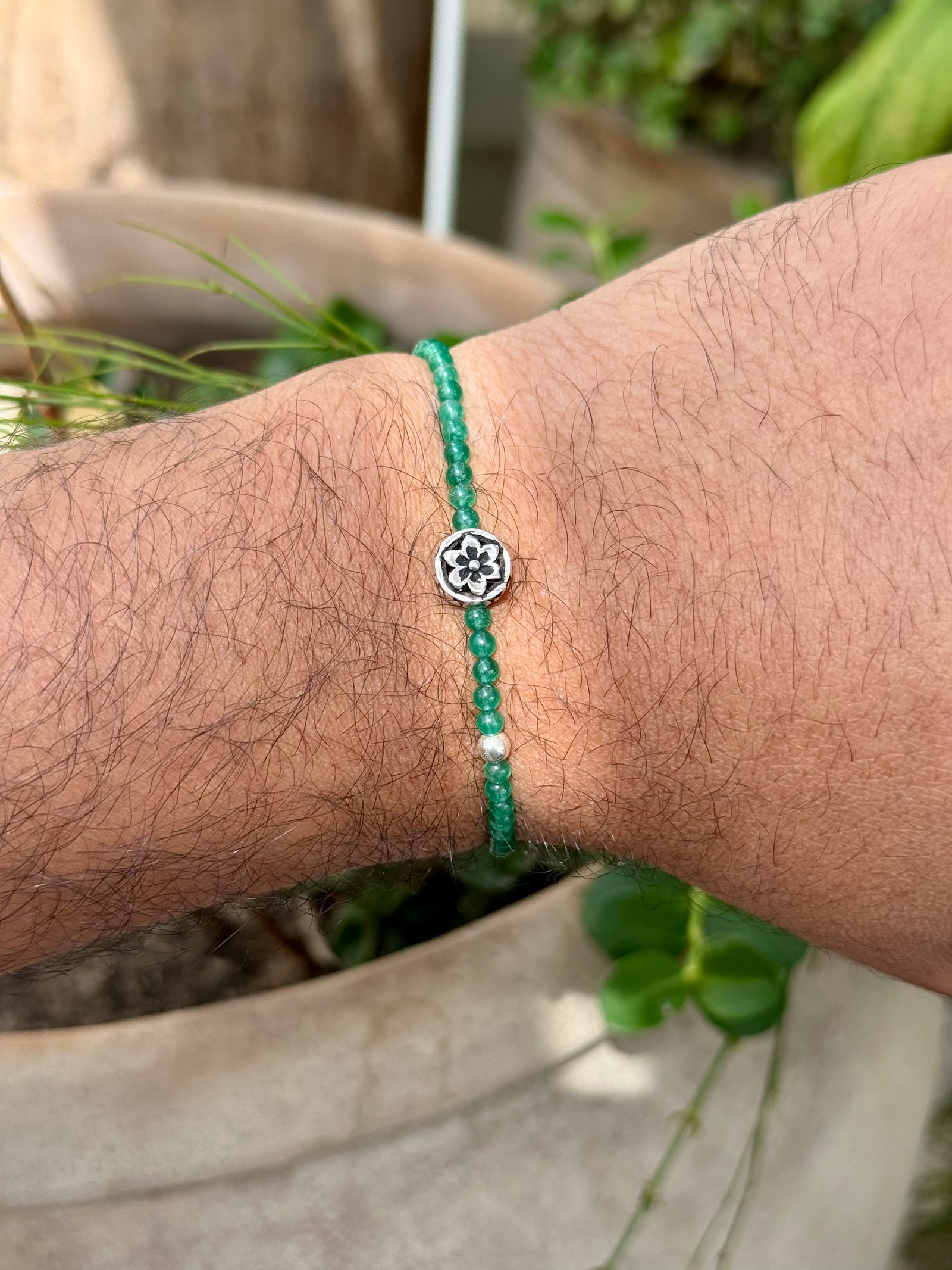 Flowering Green Bracelet - صورة 1