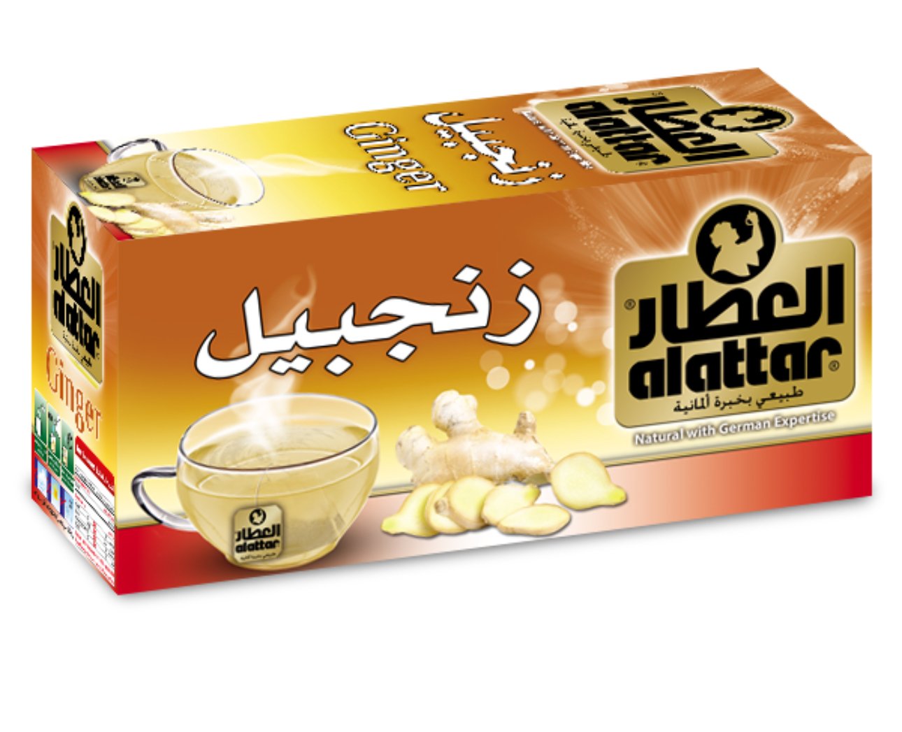 شاي العطار زنجبيل ظروف مغلفة 20 كيس - صورة 1