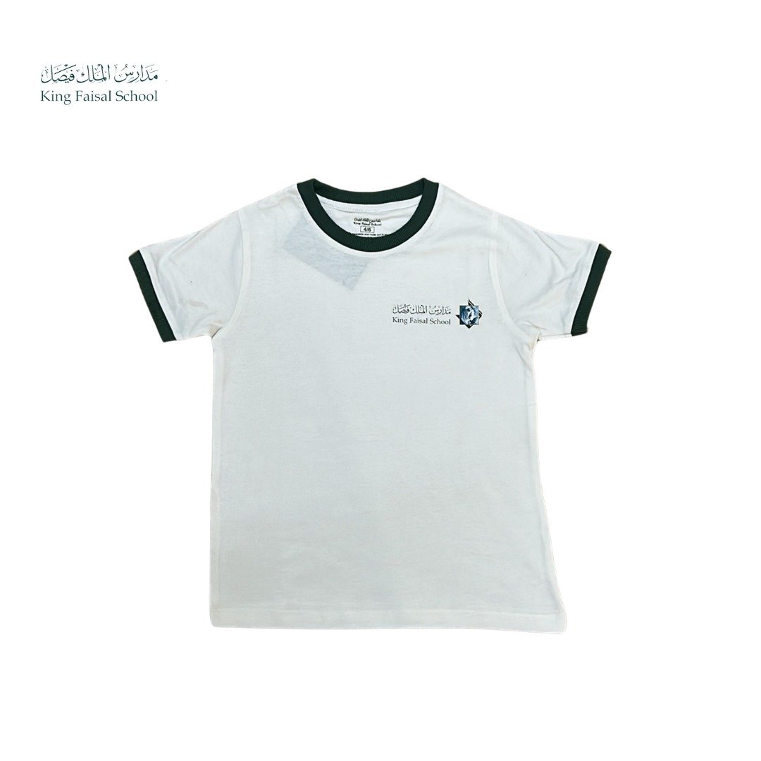 T-SHIRT White/Green Short Sleeve(Egypt) - Image 1