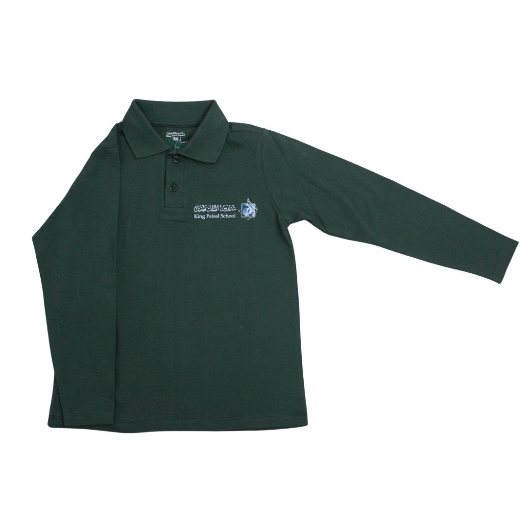 (Egypt) POLO LONG SLEEVE GREEN - Image 1