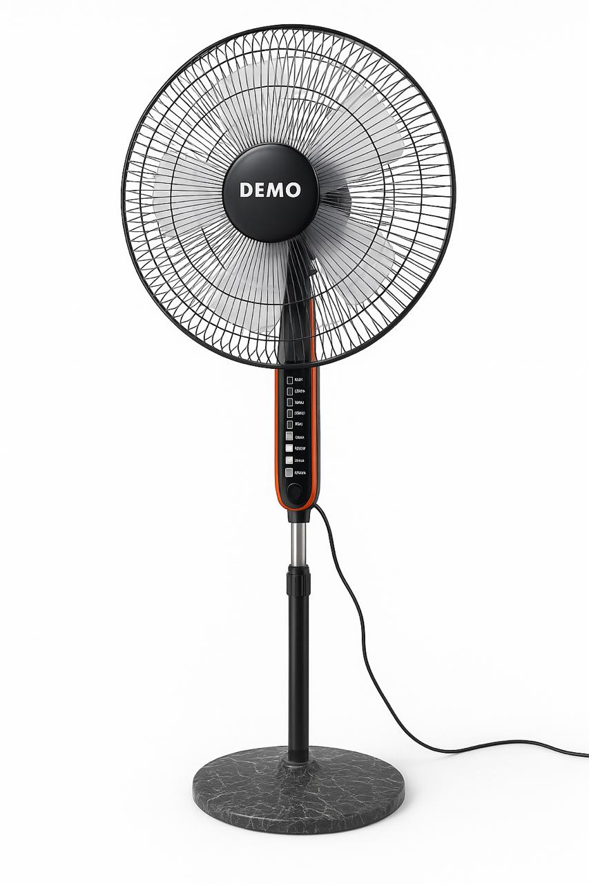 مروحة ستاند DEMO 16 إنش مع ريموت كنترول – موديل SWR-126 - صورة 2