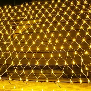 شبكة أضواء ( 406 لمبه ) LED ورم وايت ( 2X2M) 2700K  - صورة 3