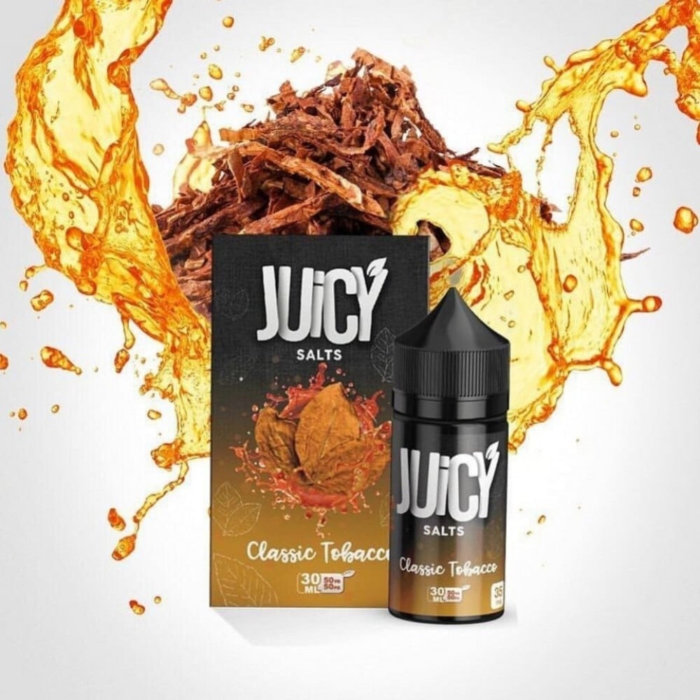 نكهة سولت جوسي كلاسيك توباكو Juicy Classic Tobacco Salt - صورة 1