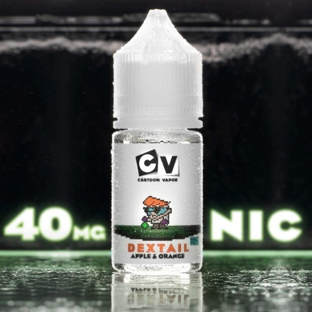 نكهة سولت كوكتيل التفاح مع البرتقال بارد سي في - CV DEXTAIL - APPLLE & ORANGE ICE - صورة 2