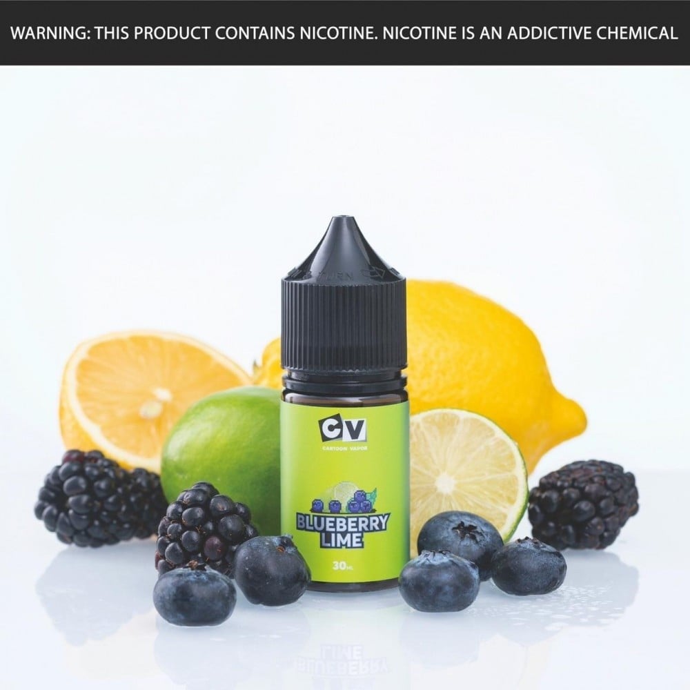 نكهة سولت التوت الأزرق مع الليمون سي في - CV BLUEBERRY LIME - صورة 1
