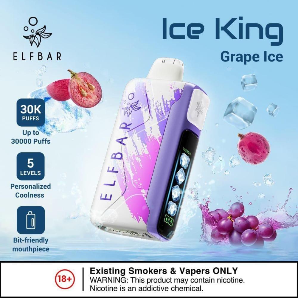 الف بار ايس كينق 30000 سحبة - ELFBAR ICE KING 30K - Image 1