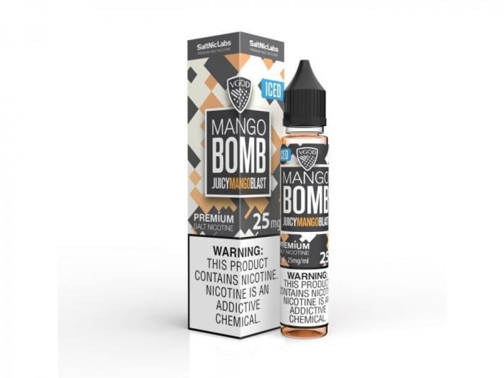 نكهة سولت قنبلة المانجو البارد Bomb Mango VGOD ICED - صورة 1