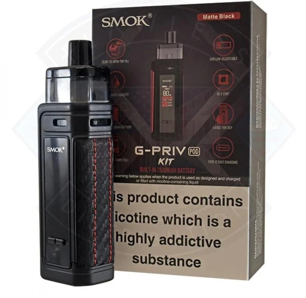 شيشة سموك جي برايف 80 واط بود كت Smok G-Priv 80W Pod Kit - صورة 1