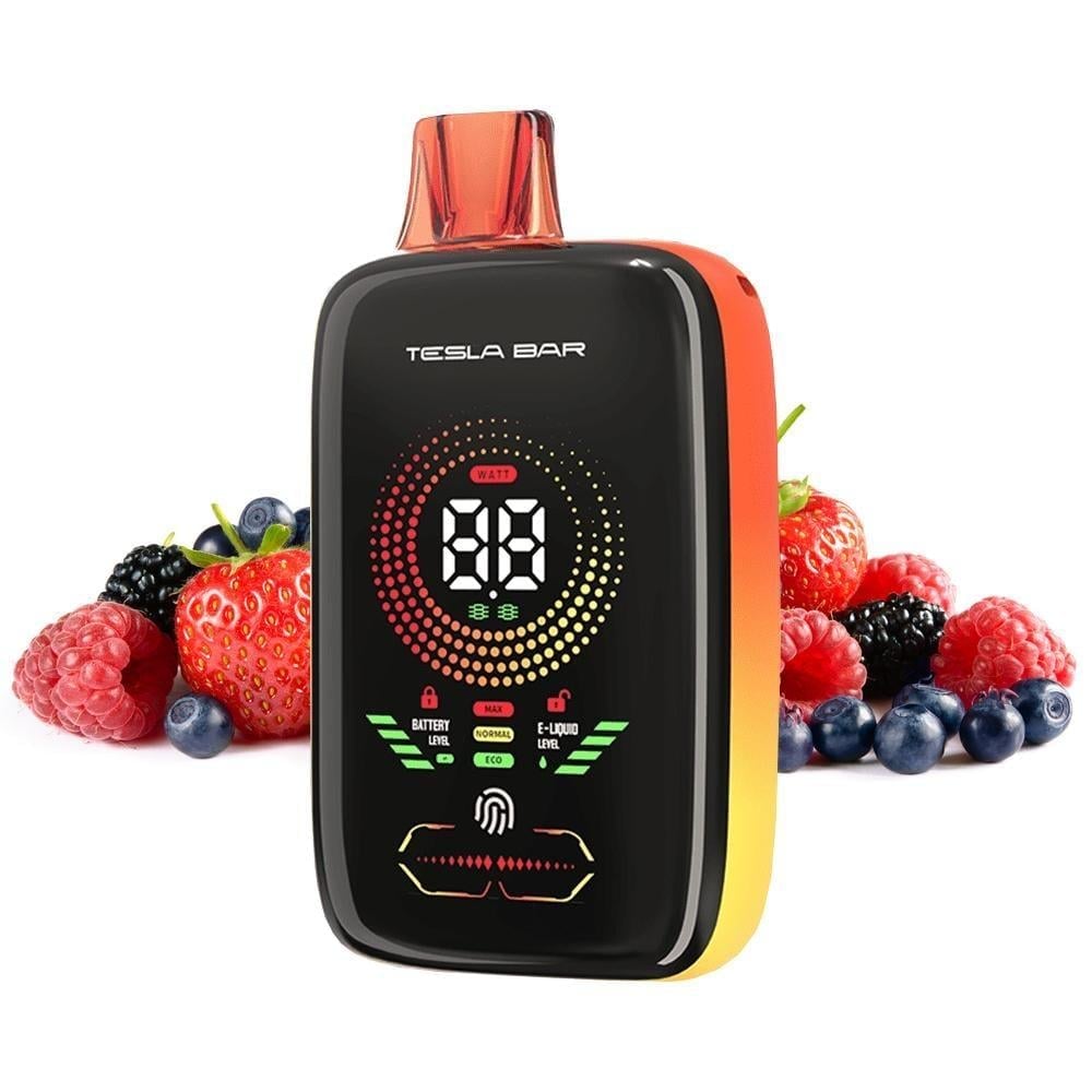 سحبة تسلا بار اكس تي 25000 موشة عدة نكهات TESLA BAR XT 25000 PUFFS PEACH ICE - صورة 5