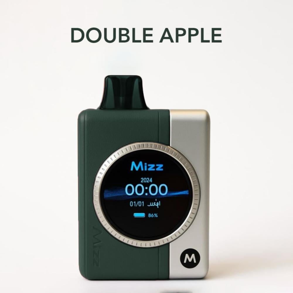 بودات مز ام ون 18000 موشة تفاحتين MIZZ M1 POD 18000 PUFFS DOUBLE APPLE - صورة 1