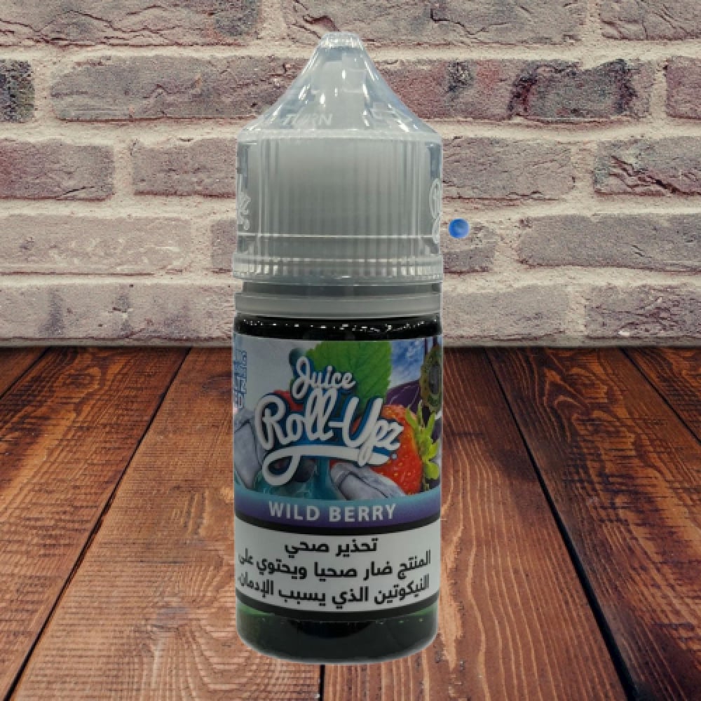 نكهة رول ابز مكس توت ايس سولت - Roll Upz WILD Berry ice Salt 30ml - صورة 1