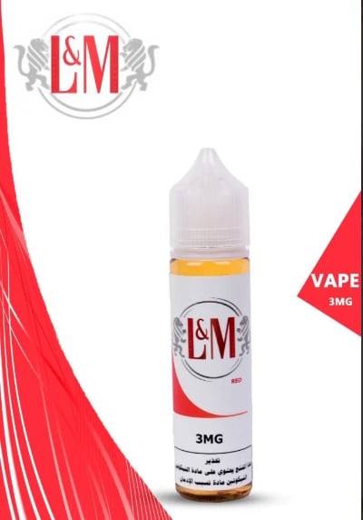 نكهة فيب دخان ال ام احمر 60 مل - L&M RED Vape LM 60ml - Image 1