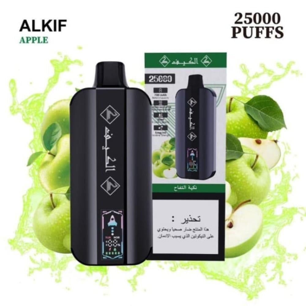 سحبة الكيف 25000 موشة تفاح ALKIF 25000 PUFFS APPLE - Image 1