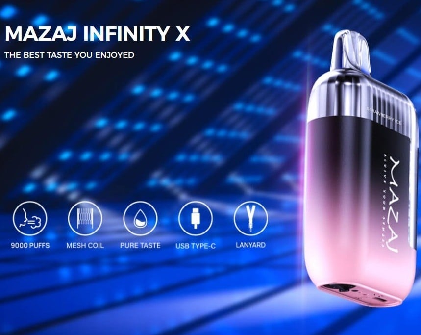 مزاج 9000 انفينيتي اكس 9000 موش Mazaj Infinity X 9000 Puff - Image 2