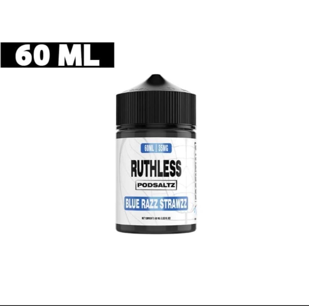 نكهة بلو راز فراولة سولت نيكوتين من روثلس 60 مل Ruthless - Image 1