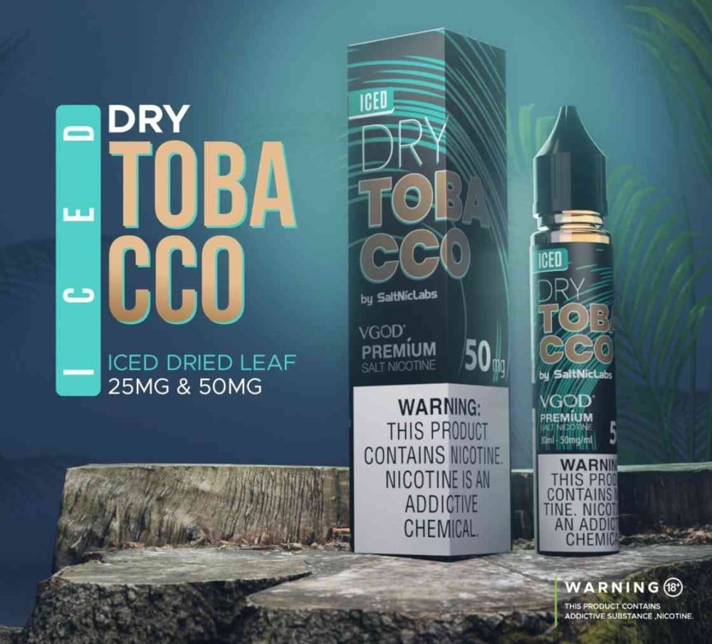 نكهة سولت فيقود دراي توباكو ايس VGOD Dry Tobacco ICE - Image 1