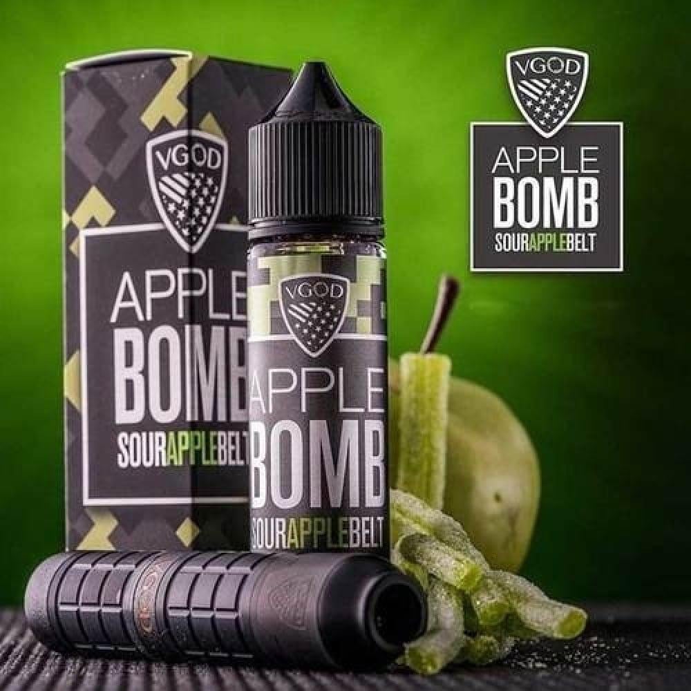 نكهة فيب قنبلة التفاح الحامض فيقود 60Bomb Apple VGOD Vape - Image 2