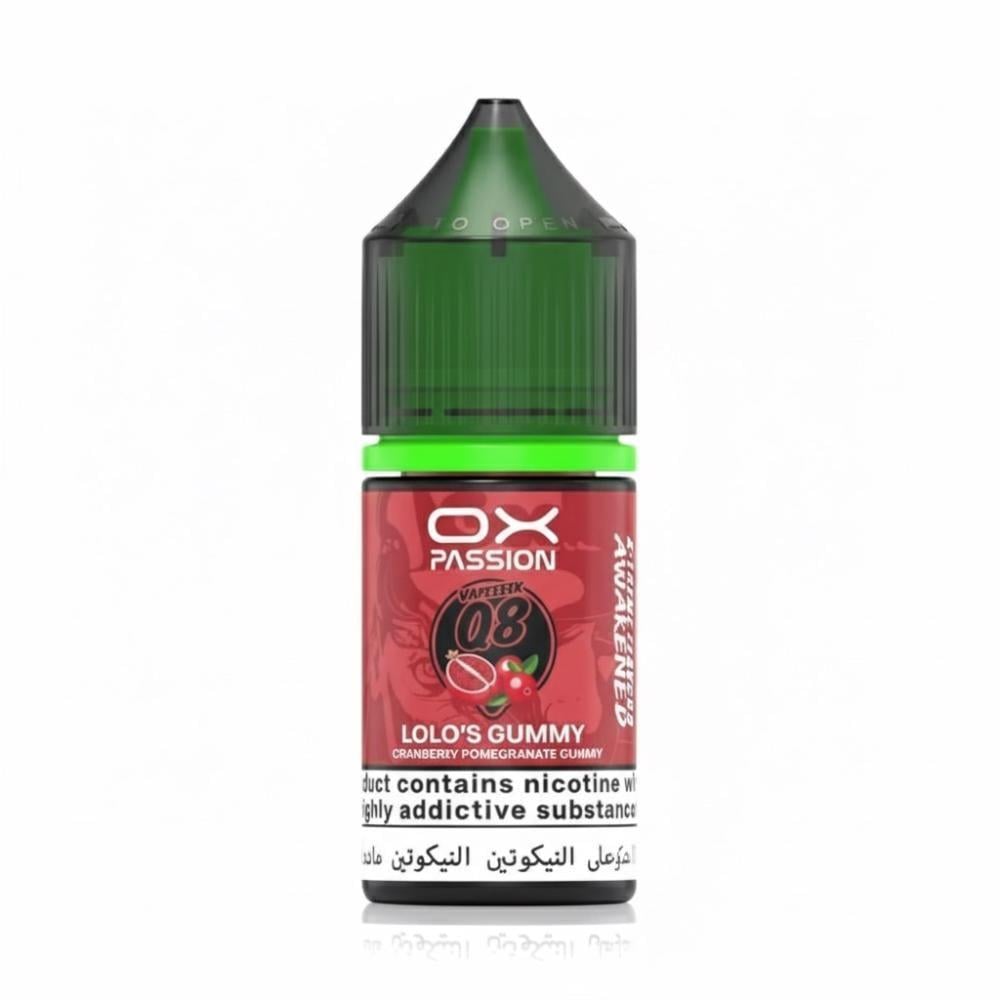 نكهة علكة رمان توت بري سولت نيكوتين من اوكس باشن OX PASSION - صورة 1