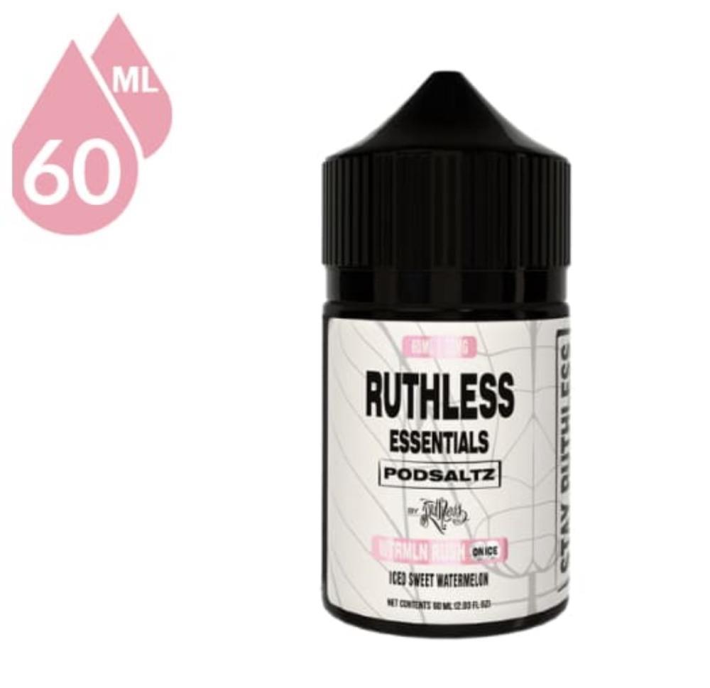 نكهة بطيخ ايس سولت نيكوتين من روثلس 60 مل Ruthless - صورة 1