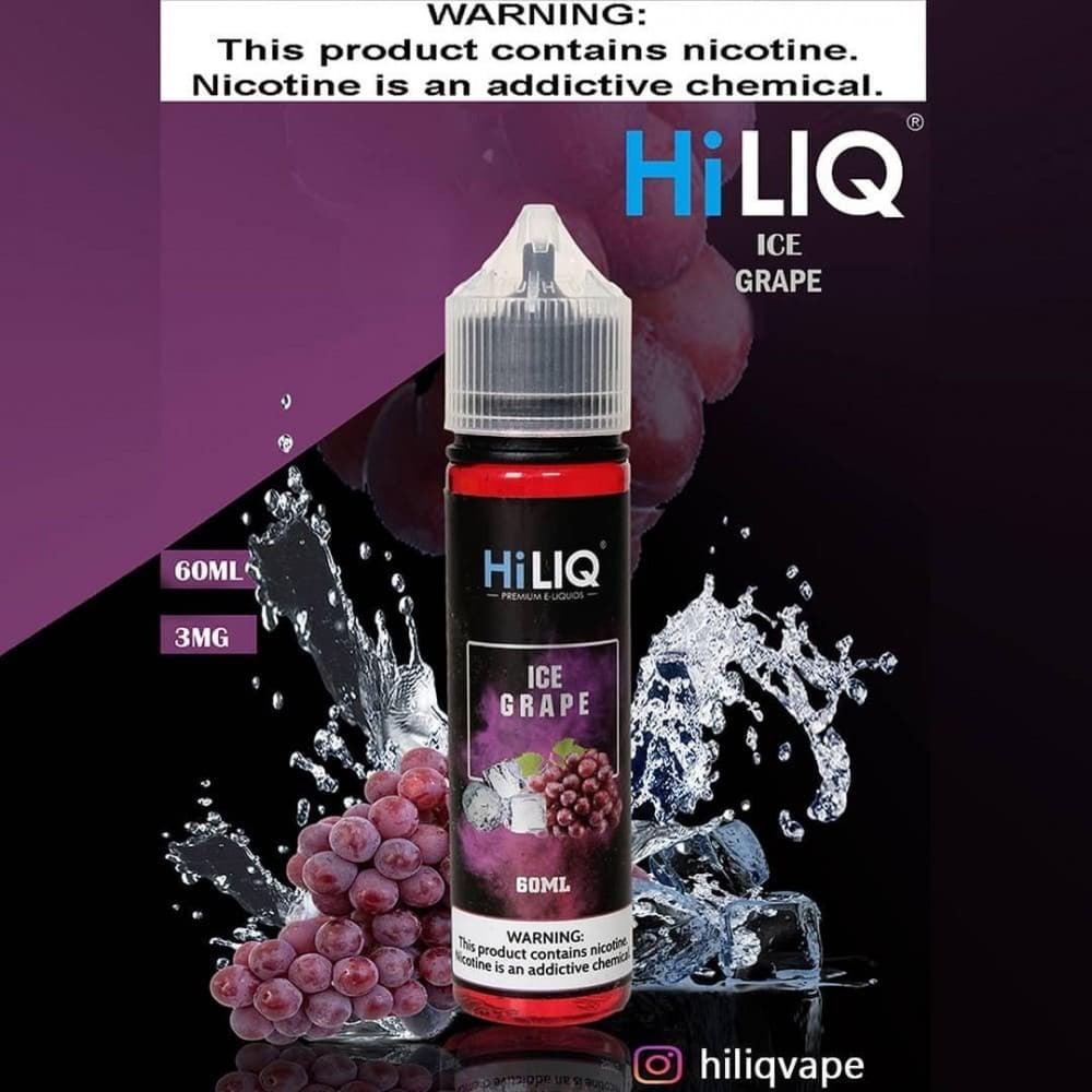 نكهة هاي ليك بطعم عنب ايس 60مل-HiLIQ ICE GRAPE 60ML - صورة 1