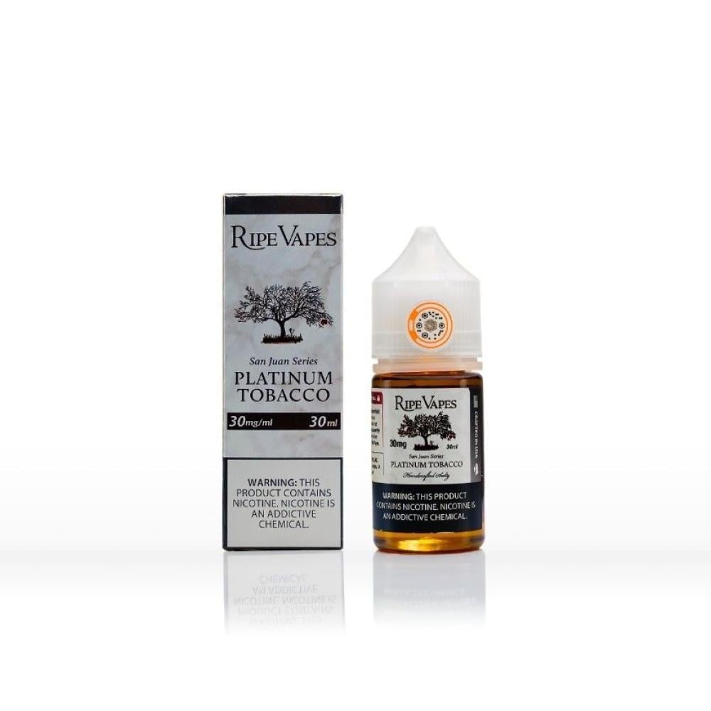 نكهة بلاتنيوم توباكو من رايب فيب - SAN JUAN PLATINUM TOBACCO Ripe Vapes Salt - صورة 1