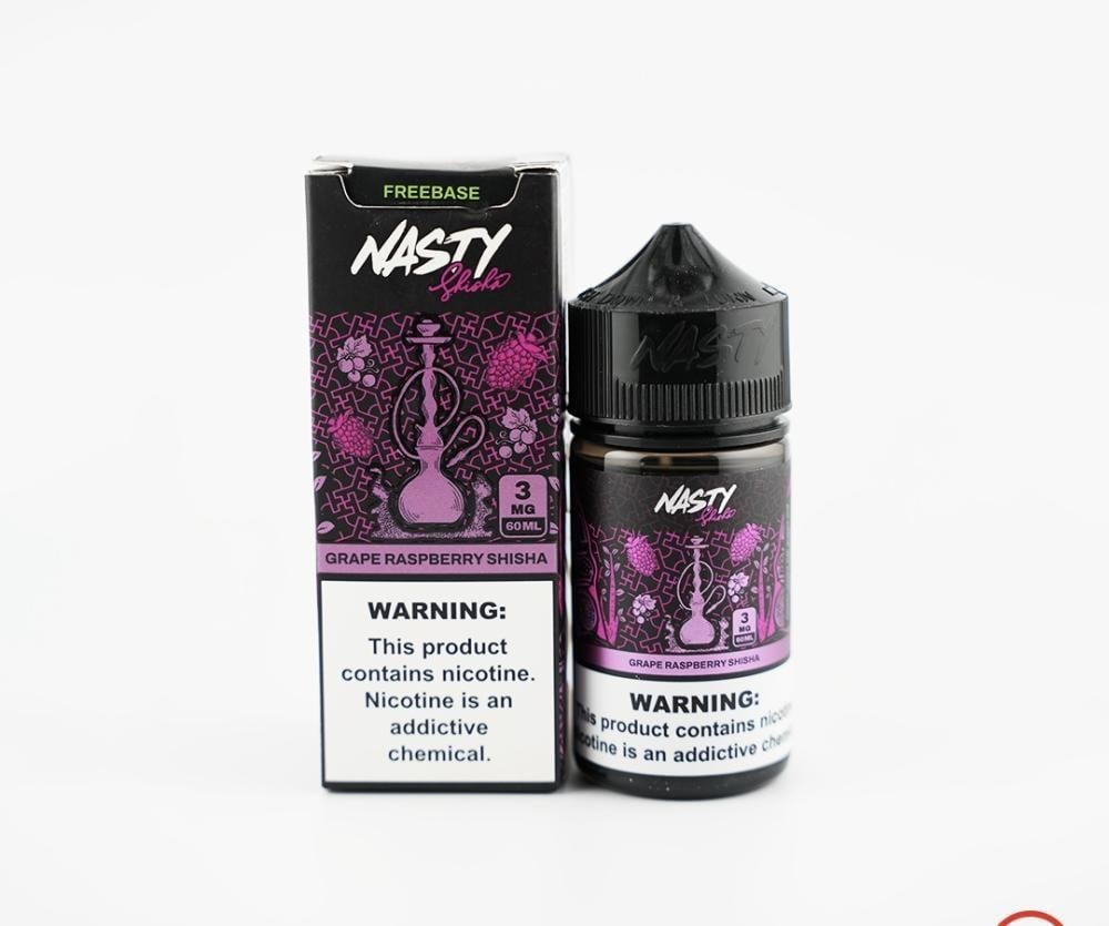 نكهة ناستي شيشة عنب توت NASTY SHISHA GRAPE RASPBERRY - Image 1