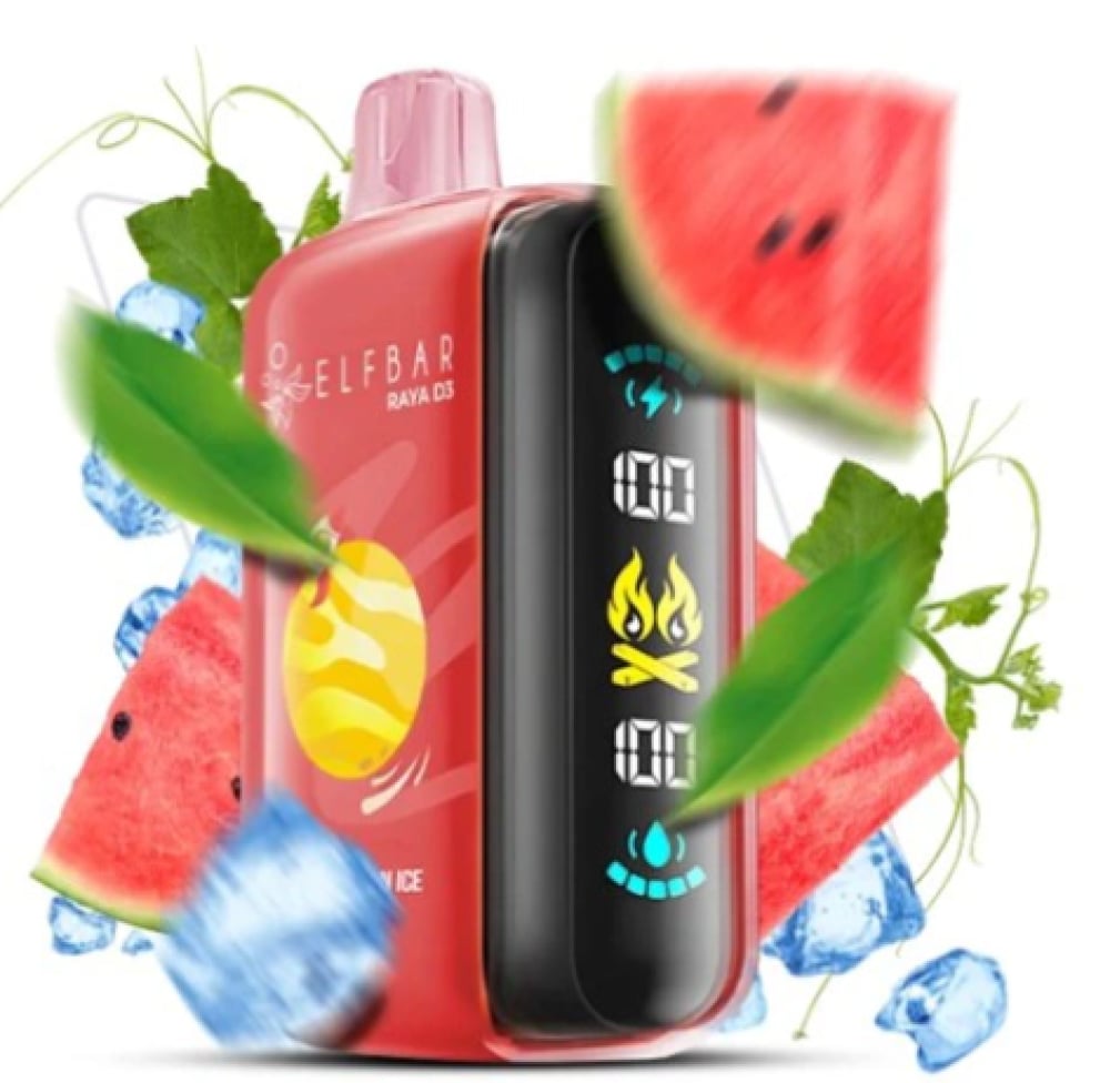 سحبة الف بار 25000 موشة Elf Bar Raya D3 25000 - صورة 3