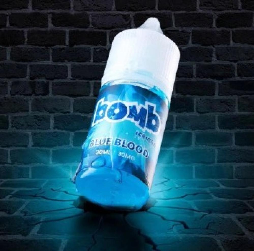 نكهة بومب بلو بلود توت ازرق ايس BOMB Blue Blood Salt - Image 1