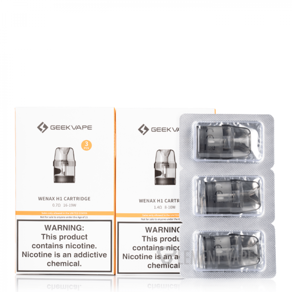 بودات ويناكس اتش ون H1 من جيك فيب Geekvape WENAX H1 Replacement Pods - Image 2