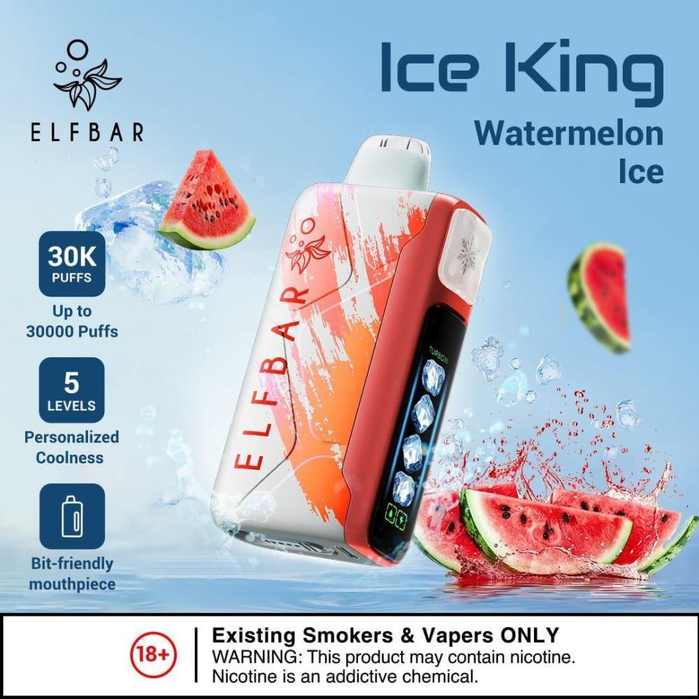 الف بار ايس كينق 30000 - Elfbar Ice King - Image 1