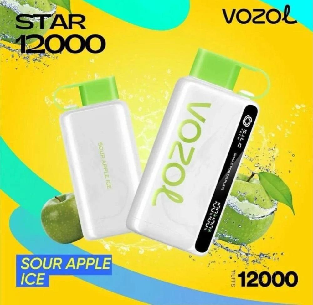 فوزول ستار 12000 سحبه 50 نكوتين Vozol Star 12000 - صورة 2