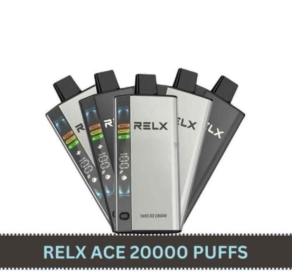 سحبة ريلاكس ايس بنكهة كريمي توباكو 20000 موشة RELX ICE CREAMY TOBACCO 20000 PUFFS - Image 2