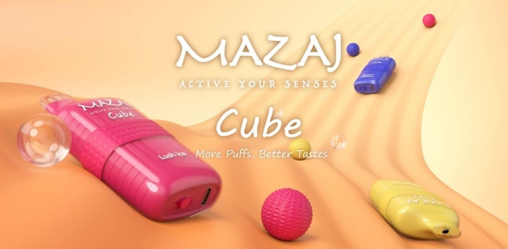 سحبة مزاج كوب 6000 موشة MAZAJ CUBE 6000 PUFFS - Image 2