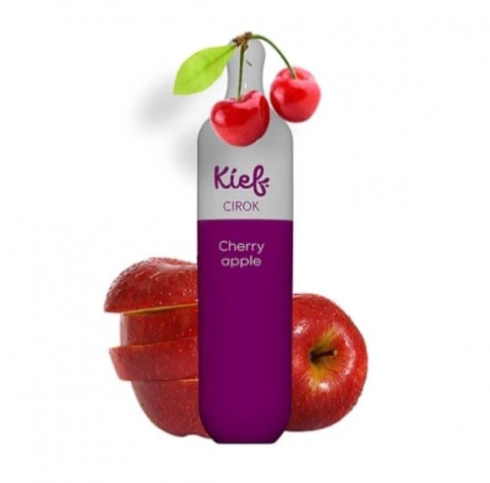 سحبة جاهزة كيف بنكهة كرز تفاح 3000 موشة KIEF Cirok CHERRY APPLE Disposable 3000 Puff - Image 1
