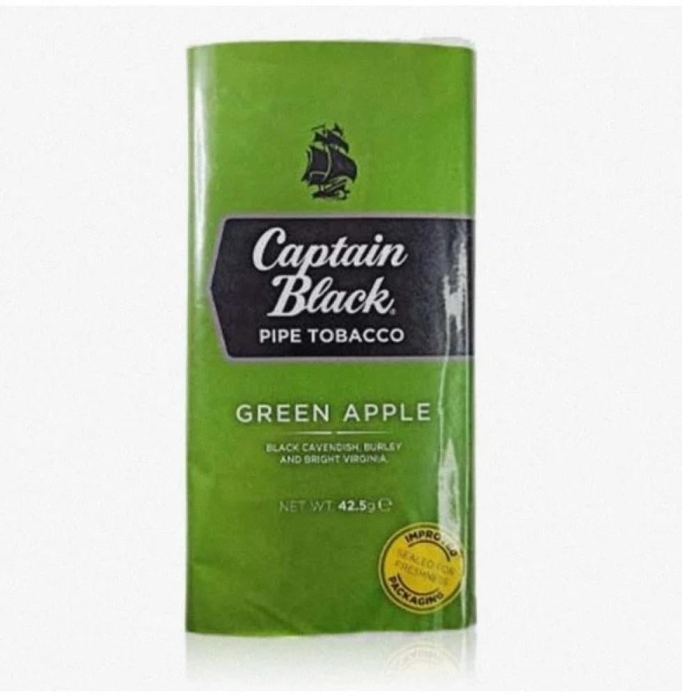 تبغ كابتن بلاك تفاح اخضر 42.5 جرام CAPTAIN BLACK - صورة 1