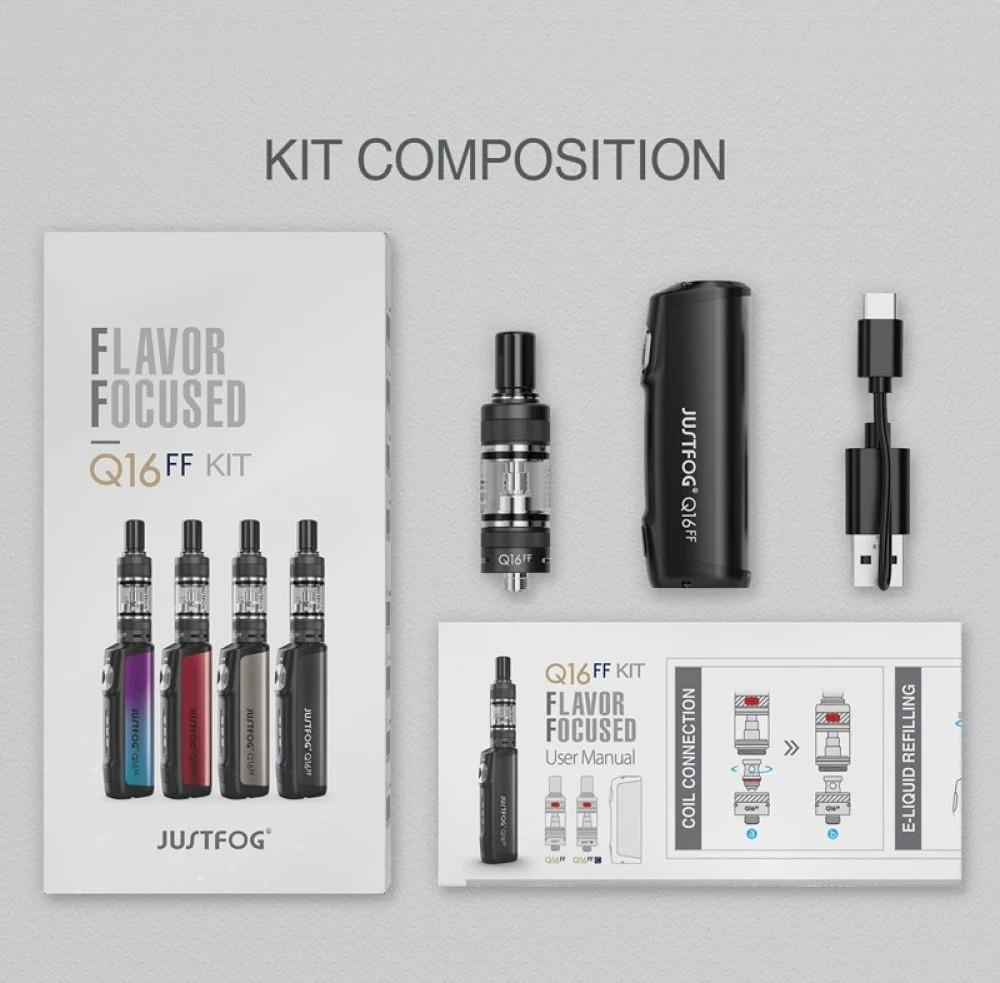 سحبة جست فوج كيو 16 اف اف JUSTFOG Q16FF Kit Flavor Focused - صورة 1