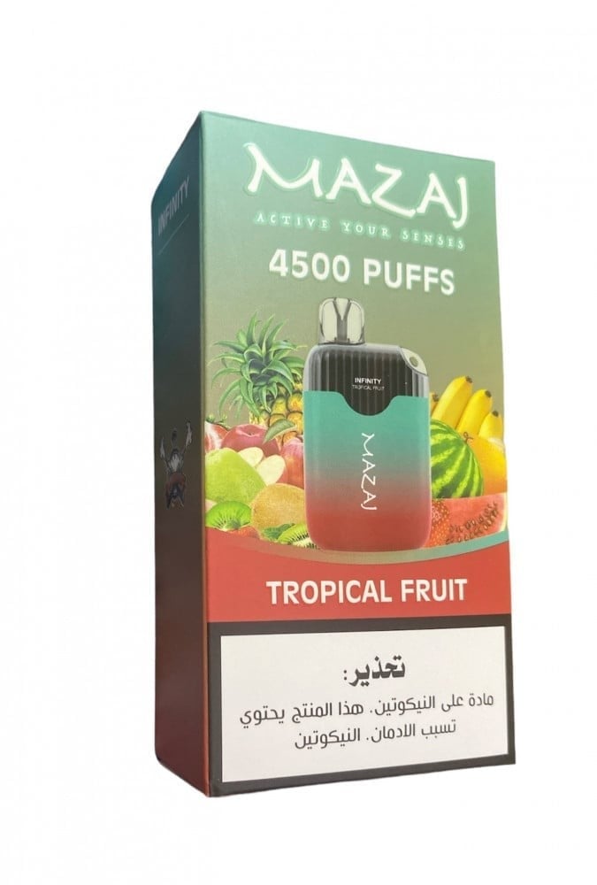سحبة مزاج انفينيتي 4500 موشة تروبيكال فروت Mazaj Infinity 4500 Puff tropical fruit - Image 1