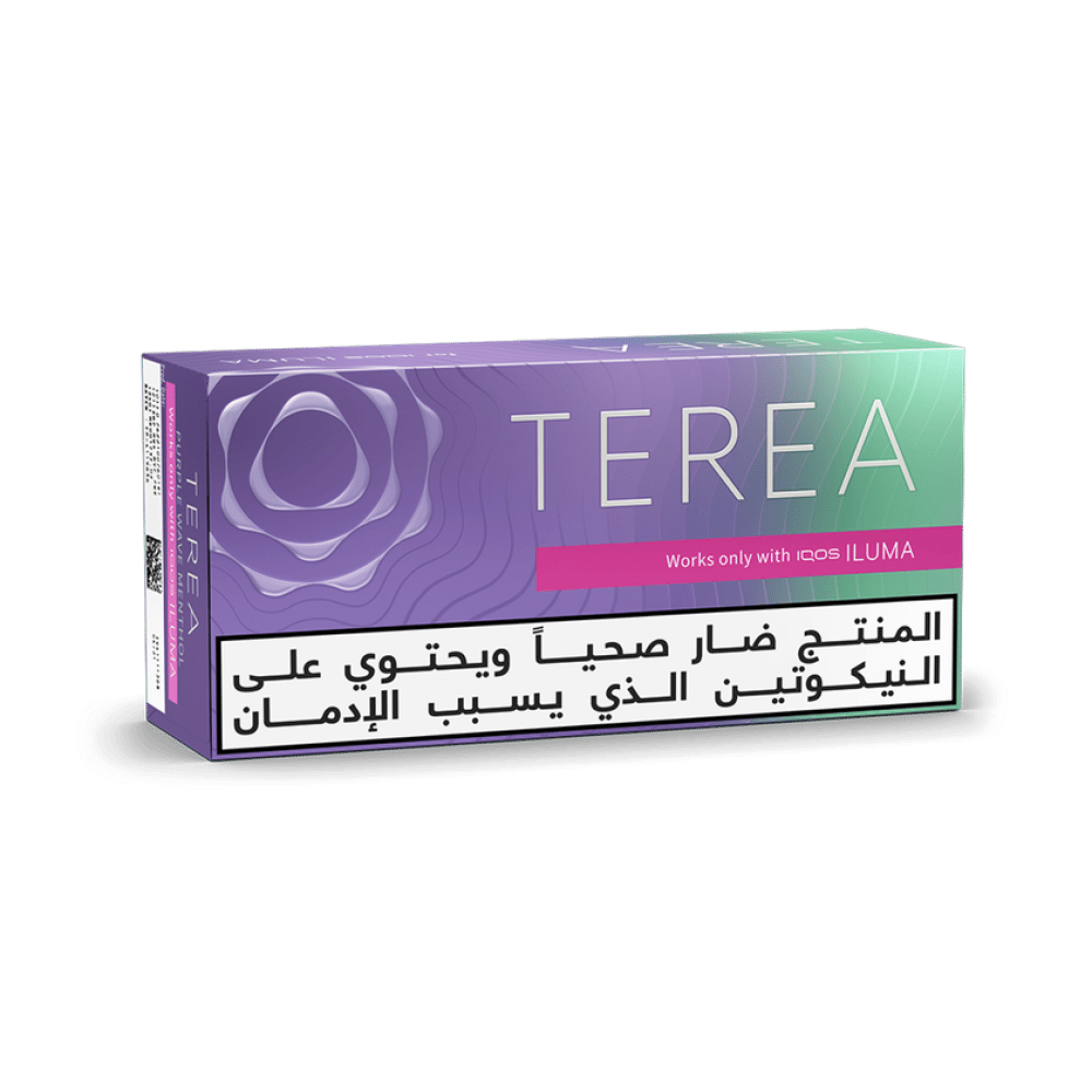 TEREA بيربل ويف منثول (١٠ عبوات) خلطة تبغ غنية مُعززة بإحساس المنثول المنعش مع نفحات خفيفة من فاكهة الغابة الداكنة. - صورة 1